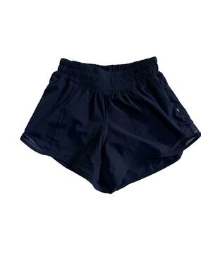 Lululemon Hotty Hot Shorts Navy Size 2 Tall 4”
